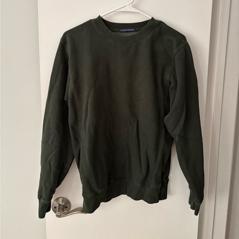 Brandy Melville Forest Green Crew